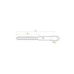 Úchyt pre držiak lanka, oko 8 mm, brúsená nerez AISI 304 Úchyt pre držiak lanka, oko 8 mm, brúsená nerez AISI 304